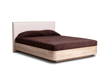 Κρεβάτι ξύλινο με δερμάτινη/ύφασμα BIANCA 160x200 DIOMMI 45-780